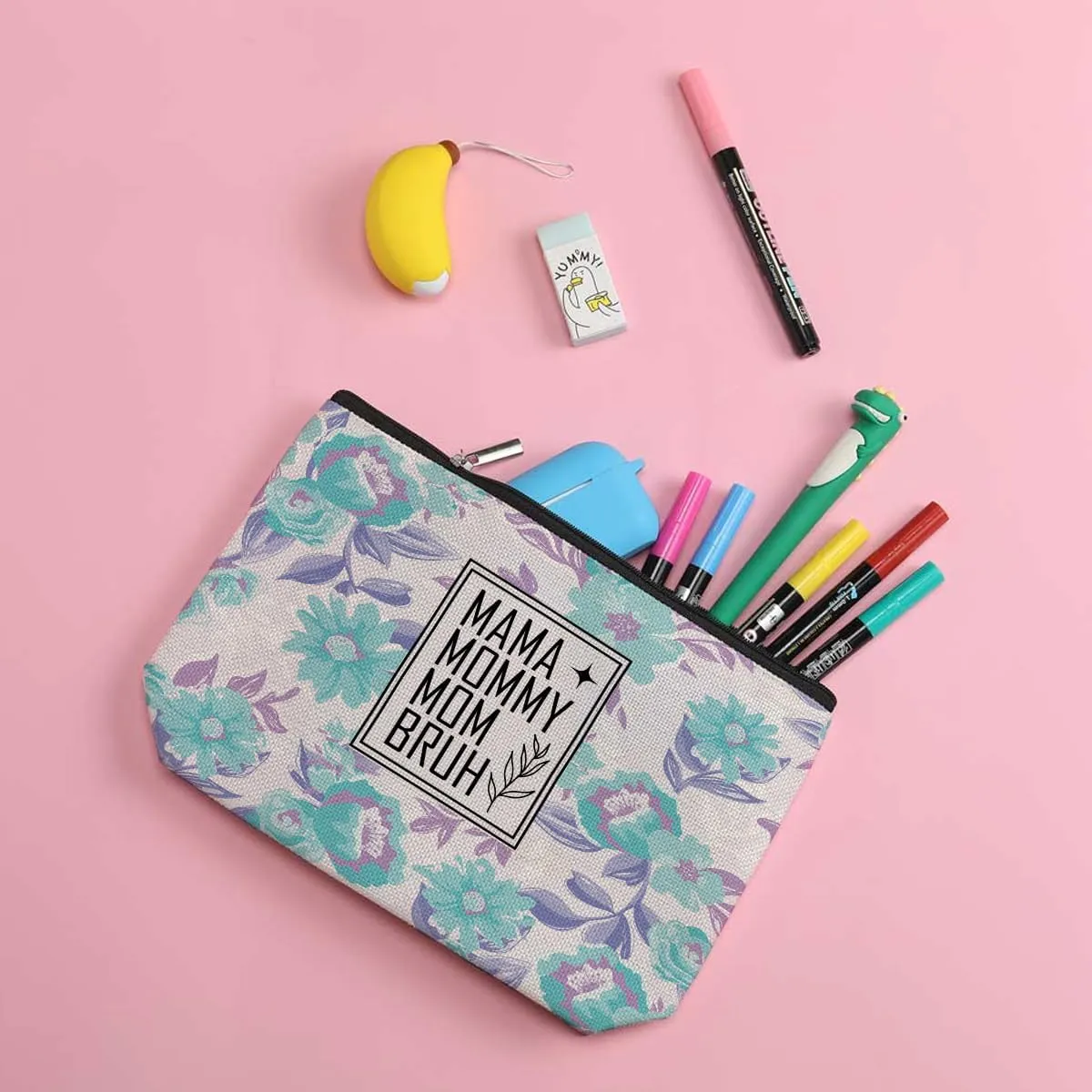 Mom Gifts Mama Mommy Mom Makeup Bag New Mom Gifts Mom Gifts from Daughters Sons Best Mom Gifts Mother Gifts Appreciation Gifts for Women Female Mammy Mum Retirement Birthday Christmas Mothers Day