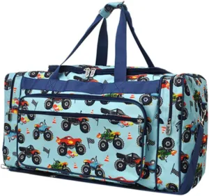 NGIL Canvas 23" inch Duffle Bag (Monster Truck-Navy)