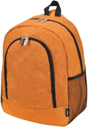 NGIL Canvas School Backpack (Glitter-Orange)
