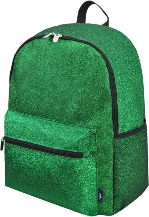 NGIL Large Glitter Cheer Backpack for Competitions, Dance, and Practice  Cheerleading Bag with Accessories Storage, Sparkle Bookbag for Cheerleaders, Coaches, and Competition Gear (Glitter-Green)