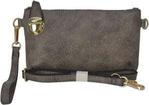 NGIL Women Small Crossbody Bag Mini Wristlet Purse, Fashion Faux Leather Crossbody Bag, Wristlet Wallet Women's Mini Handbag