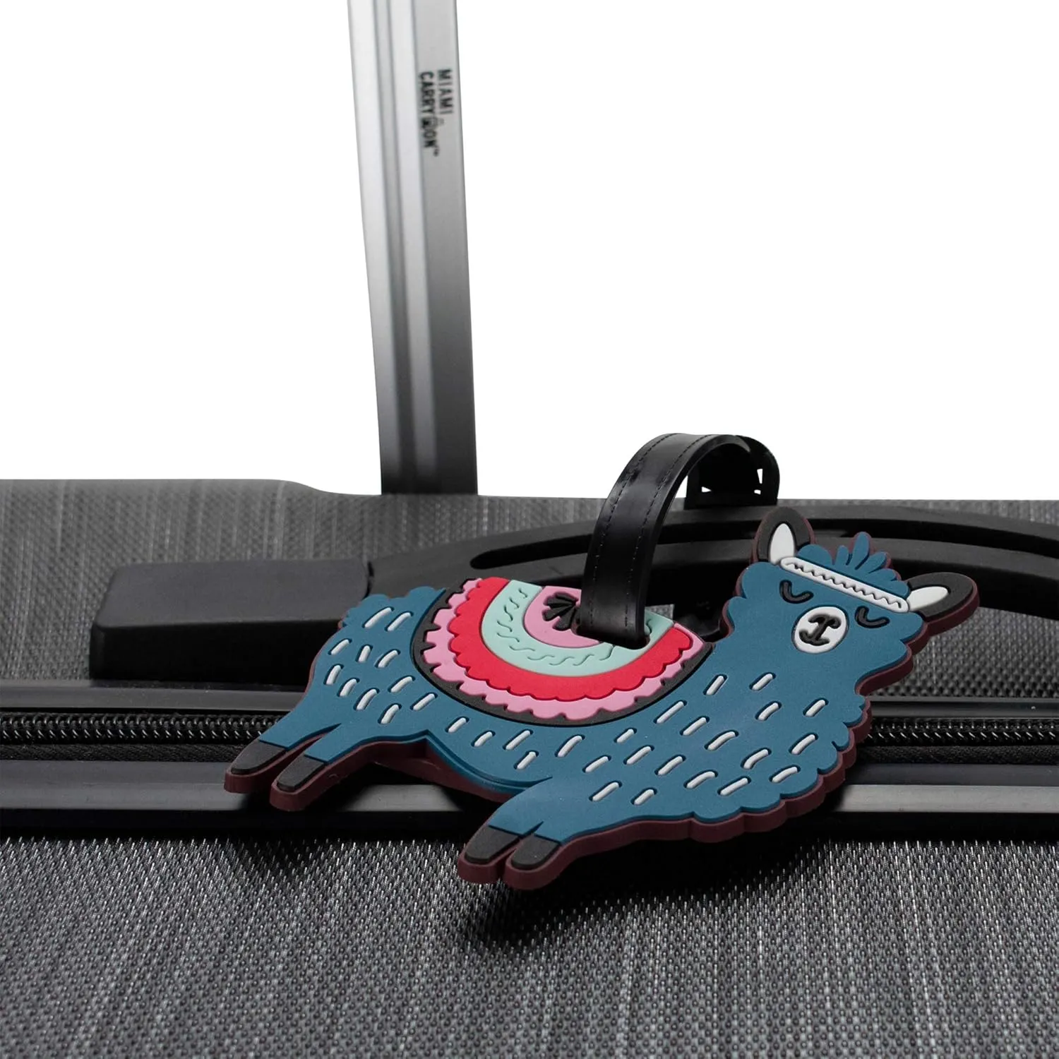 Novelty Collection Luggage ID Tags (2-Piece) (Navy Llamas)