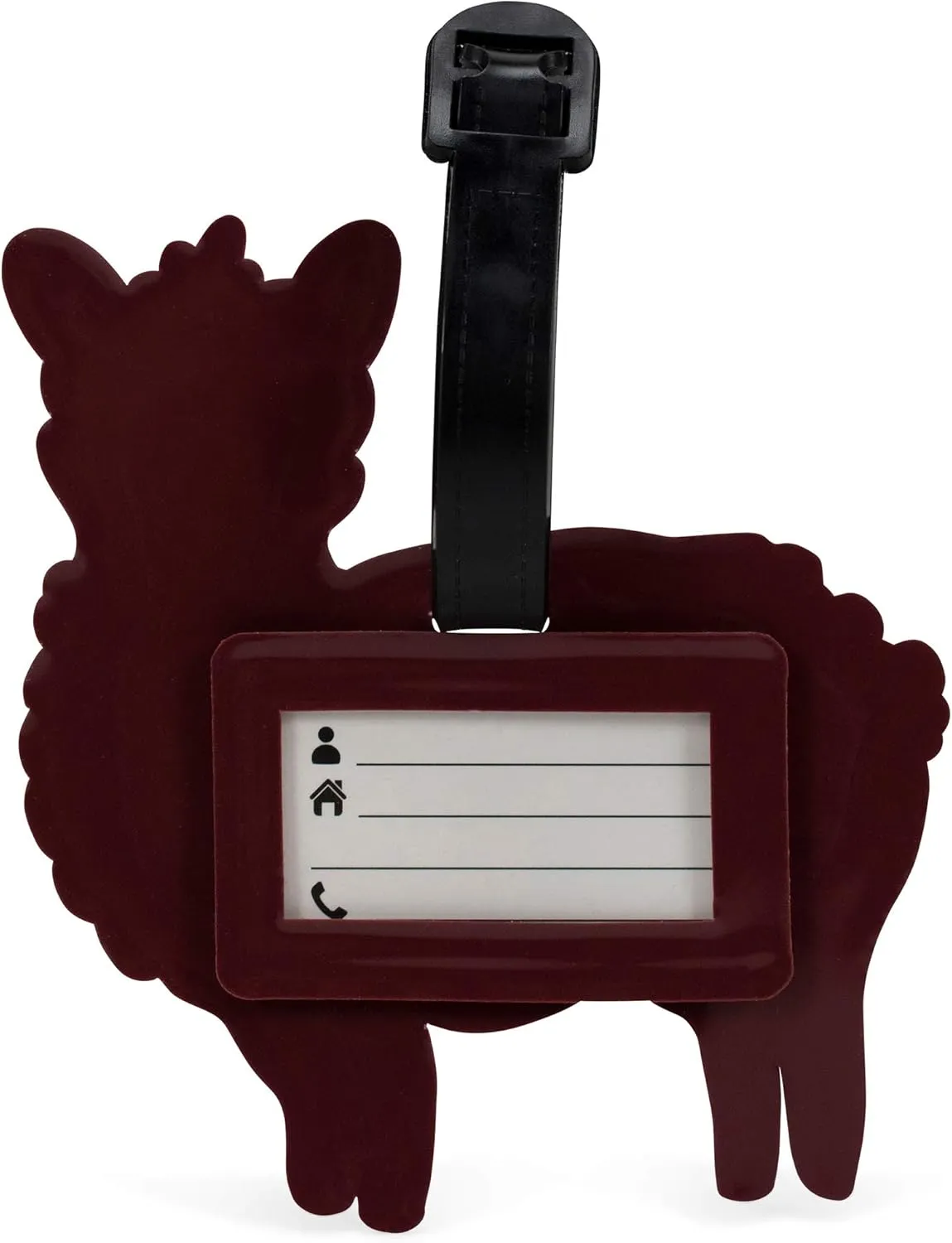 Novelty Collection Luggage ID Tags (2-Piece) (Navy Llamas)