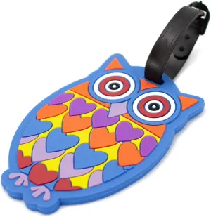 Novelty Collection Luggage ID Tags (2-Piece) (Owl)
