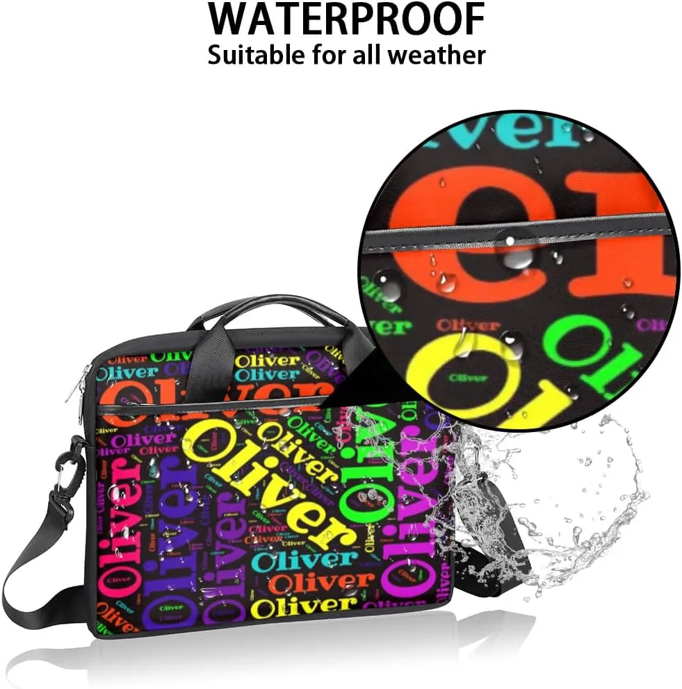 Personalized Laptop Bag Case Briefcases for Men Women, Computer Cases for Laptops, Tablet Shoulder Bag Carrying Case