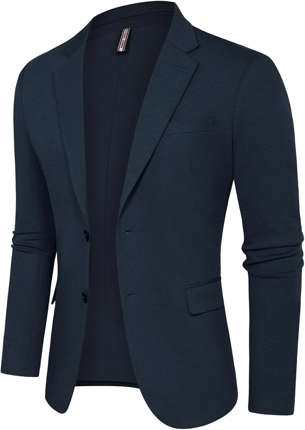 PJ Paul Jones Men's Herringbone Blazer Jacket Lightweight Casual Knit Sport Coat