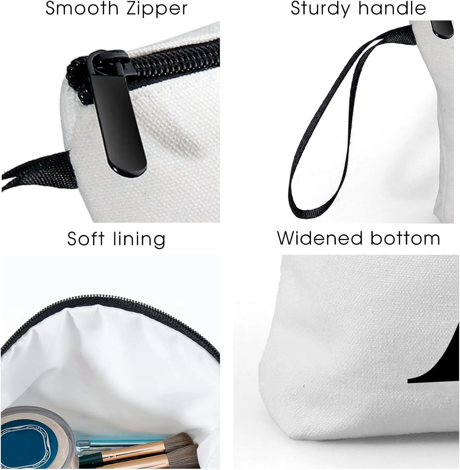 SEAMOON Bridal Shower Gift Set - Bachelorette & Engagement Gifts for Bride-to-Be, Makeup Bag for Maid of Honor & Friends