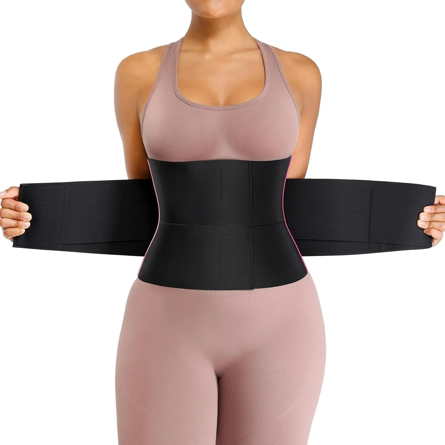 SHAPELLX Waist Trainer for Women Waist Cincher Corset Shapewear Body Shaper Tummy Control Stomach Belt Postpartum Band