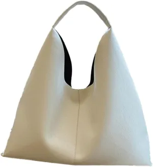 Silver Hobo Bags Women Large Shoulder Bag Cute Solid Purses Satchels Bag College Work Travel Tote Handbag 2024