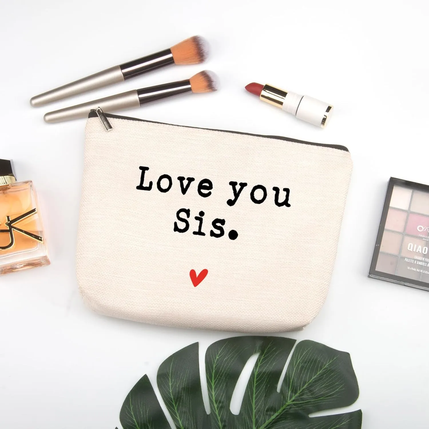 Sister Gifts Makeup Bag - Toiletry Case for Best Friends & Sisters - Graduation, Birthday, Christmas