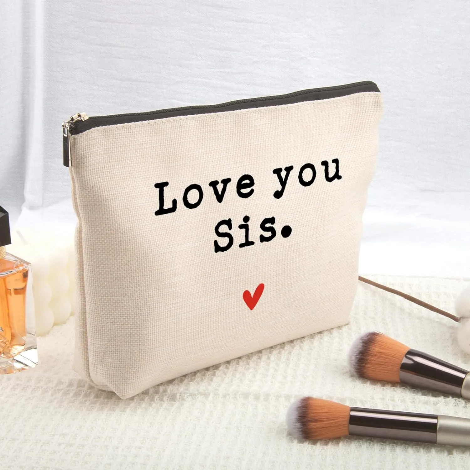 Sister Gifts Makeup Bag - Toiletry Case for Best Friends & Sisters - Graduation, Birthday, Christmas