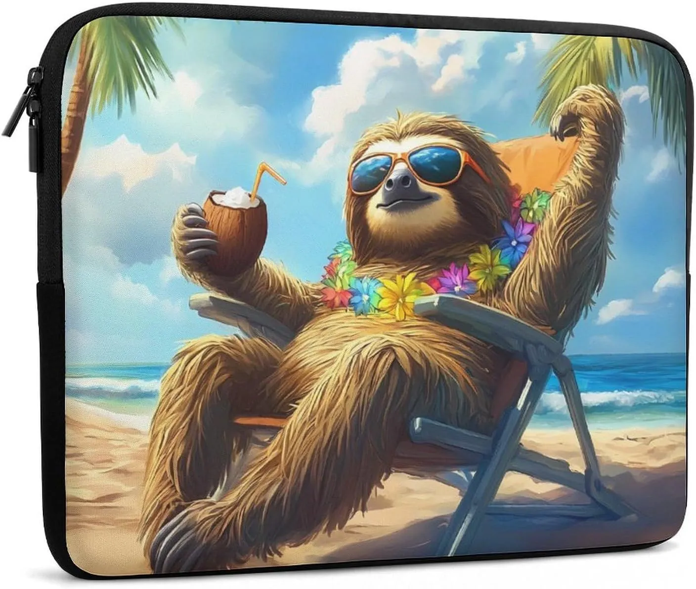 Sloth Laptop Case Sleeve Bag 12inch Durable Shockproof Protective Computer Carrying Cover Briefcase