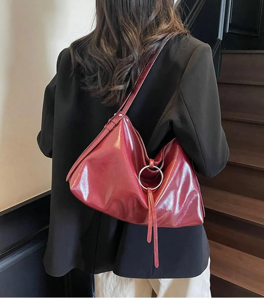 Slouchy Crescent Hobo Bags Women Trendy Crossbody Purse Satchels Shoulder Bag Cute Top-handle Travel Tote Handbag 2025