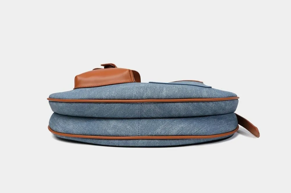 Slouchy Hobo Shoulder Bag Women Large Denim Tote Bag Casual Retro Crossbody Purse Satchels Work Handbag Underarm Purse