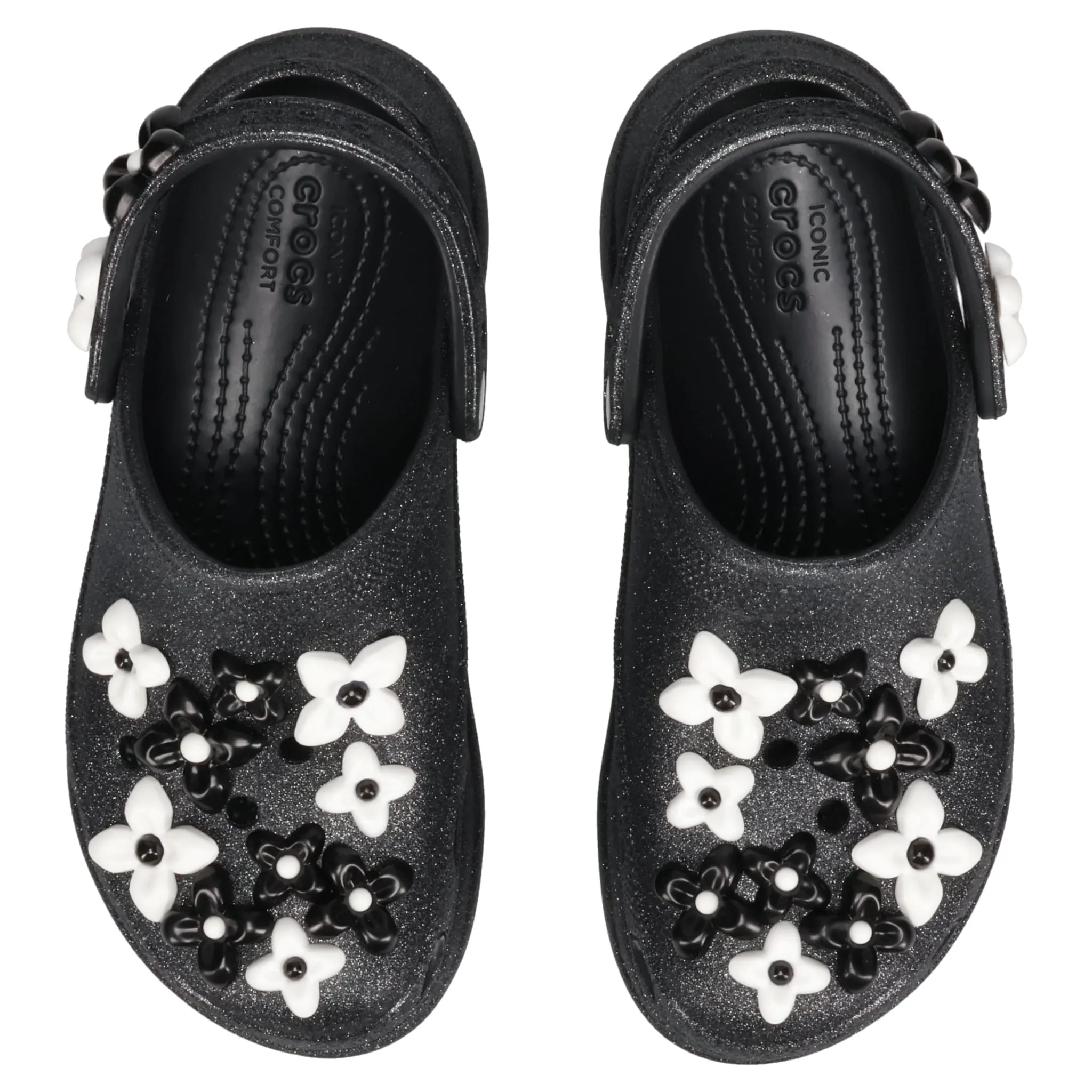 SMFK x Crocs BAE CLOG / 0WH:BLACK GLITTER