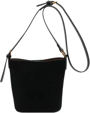 Suede Bucket Bag Shoulder Underarm Bag for Women Suede Satchels Handbag Crossbody Bag Slouchy Shoulder Bag Tote Purse