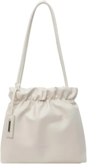 Trendy Bucket Shoulder Bag for Women Small Pleated Purses Handbags Tote Bag Ladies Designer Top Handle Satchels