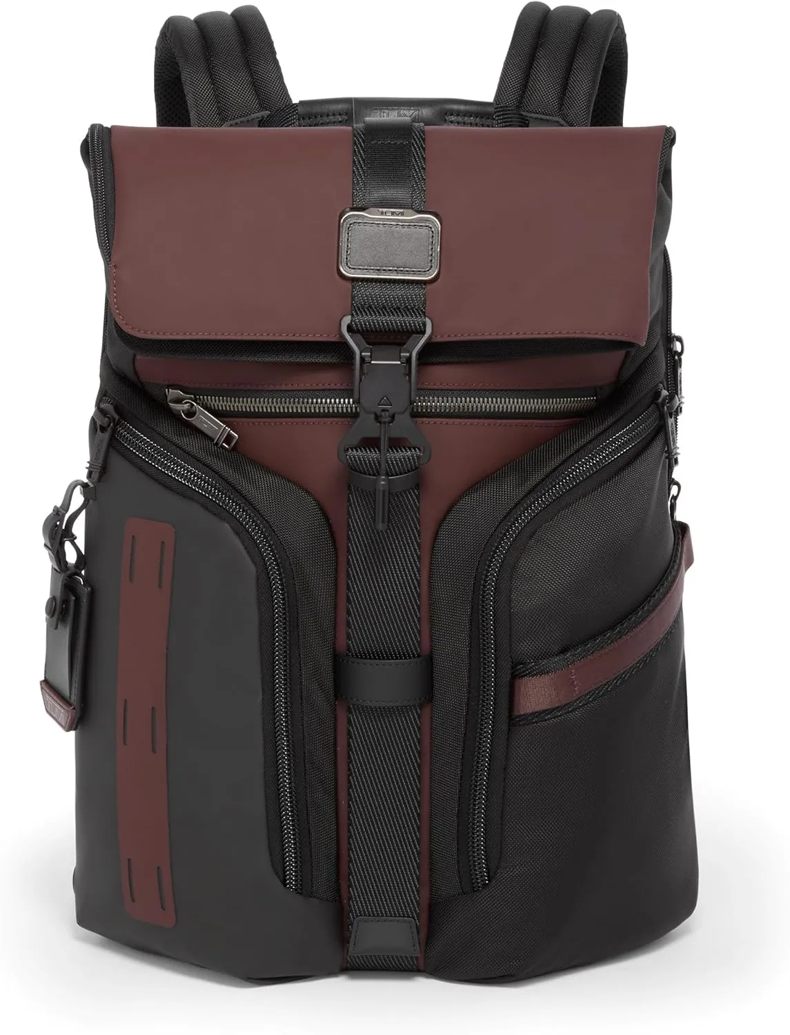 Tumi Men's Logistics Flap Lid Backpack, Oxblood, One Size