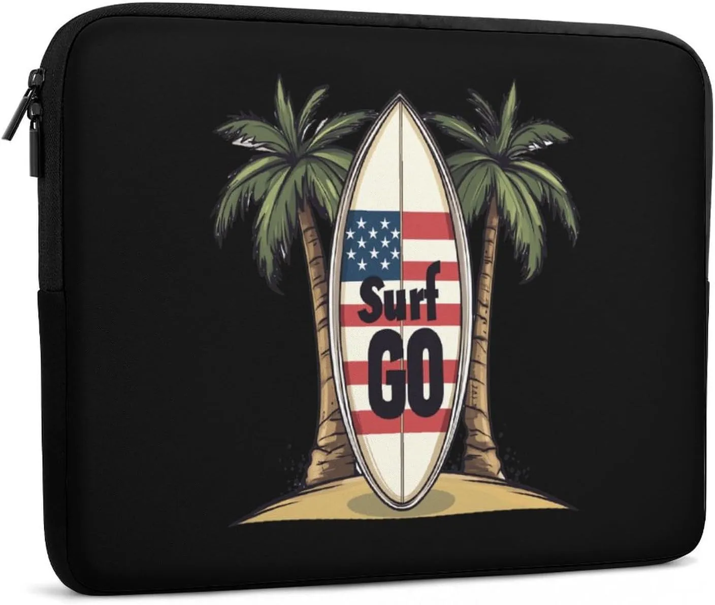 USA Surfboards Laptop Case Sleeve Bag 13inch Durable Shockproof Protective Computer Carrying Cover Briefcase