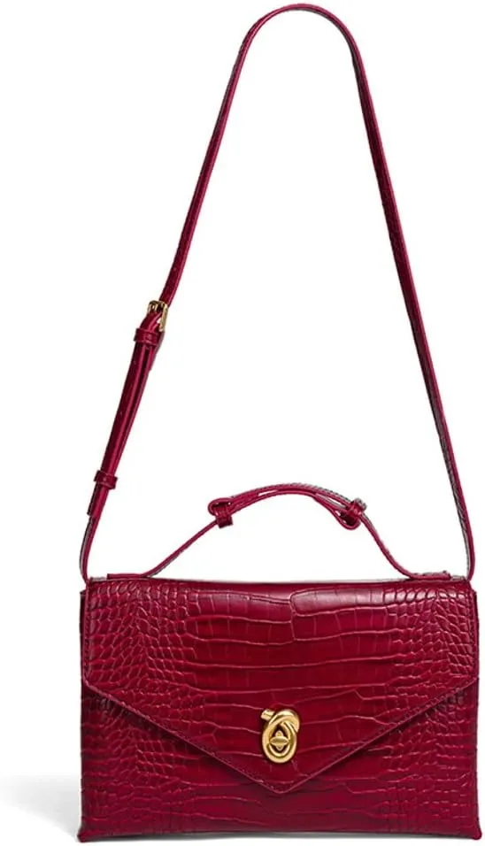 Vegan Leather Tote Bag Shoulder Handbag for Women Designer Crossbody Bag Evening Purse Leather Envelope Clutch Satchels 2025