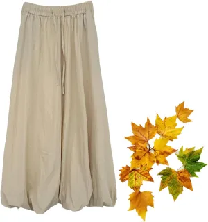 Women Baggy Parachute Skirt Y2k Cargo Maxi Long Skirt Comfy Casual Cotton Drawstring Mid Rise for Women Trendy