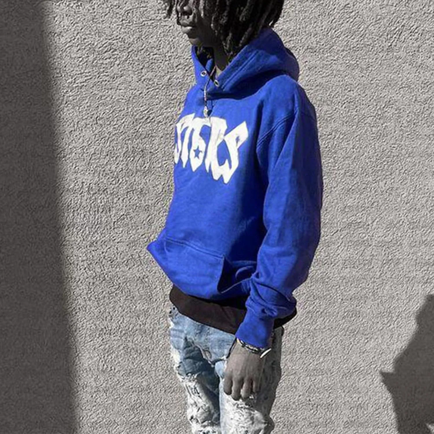 Women Men Y2k Hoodie Oversized Long Sleeve Pullover Sweatshirt Goth Grunge Aesthetic Hoodies Vintage Streetwear