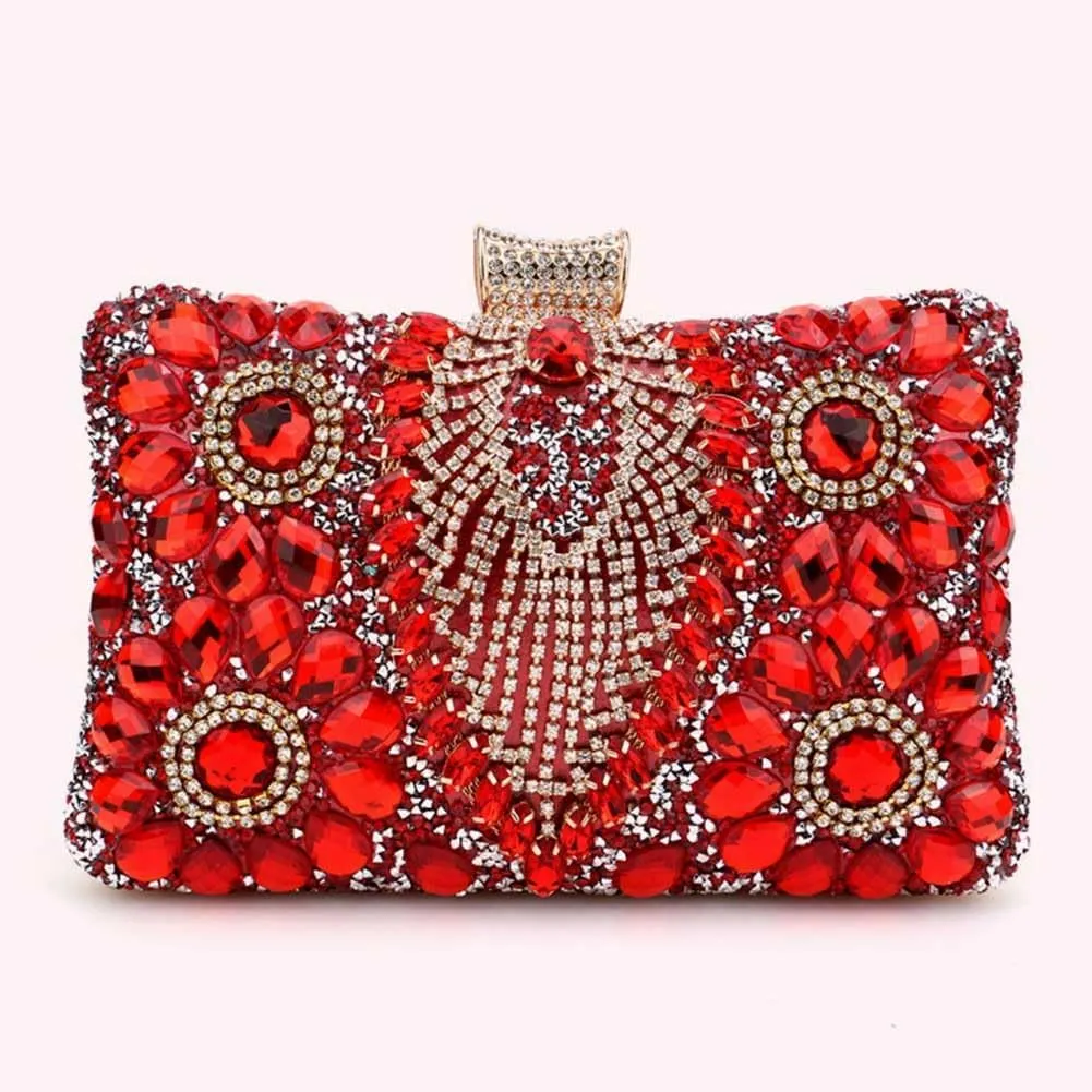 Women Shoulder Bag Rhinestones Shinny Crossbody Bag Glitter Evening Bags for Parties Wedding Clubs