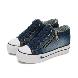 Women's denim canvas shoes