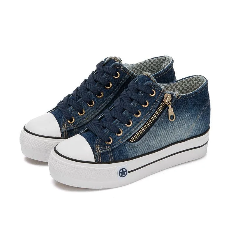 Women's denim canvas shoes