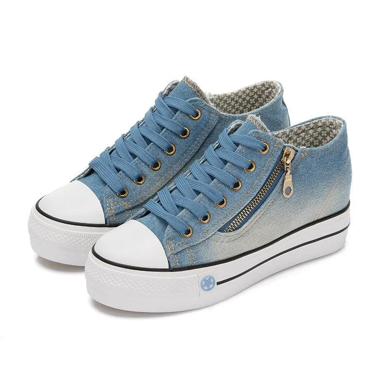 Women's denim canvas shoes