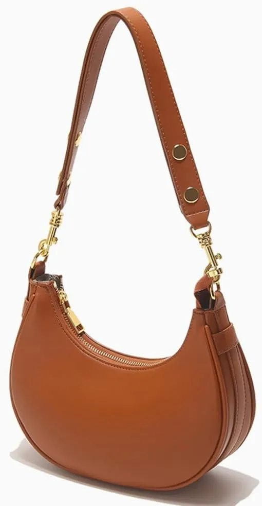 Women's Shoulder Bag Handbag PU Leather Underarm Purse Shopping Dating Traveling Top Handle Satchels 2024