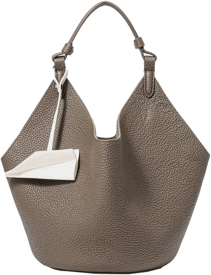Womens Soft Genuine Leather Handbag Purse Small Shopping Crossbody Shoulder Bag Bucket Tote Bag Work Satchels