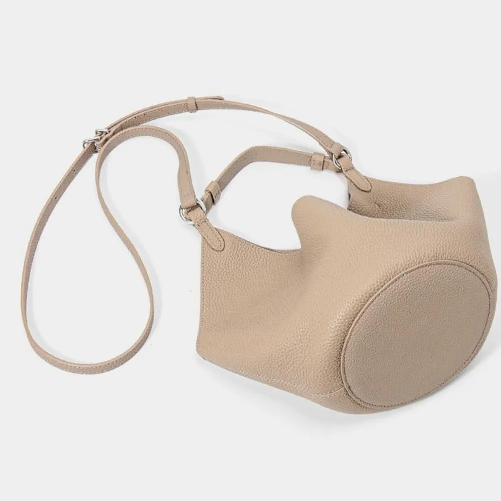 Womens Soft Genuine Leather Handbag Purse Small Shopping Crossbody Shoulder Bag Bucket Tote Bag Work Satchels