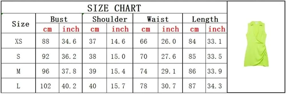 Women's Summer Elegant Mini Dress Solid V-Neck Sleeveless Zipper Dresses