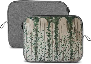 Wood Horseshoe Laptop Bag Protective Laptop Sleeve Bag Briefcase Carrying Case Handbags for Men Women