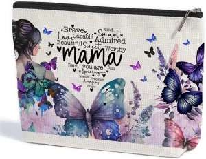 ZHAMEN Multipurpose Makeup Bag - Cosmetic Case - Waterproof Cotton & Linen - Multicolour 0988 - For Women-Adult - Travel & Daily Use
