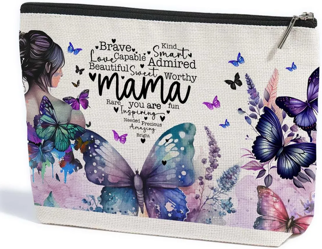 ZHAMEN Multipurpose Makeup Bag - Cosmetic Case - Waterproof Cotton & Linen - Multicolour 0988 - For Women-Adult - Travel & Daily Use