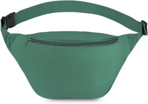 Zip Running Fanny Pack for Women and Men,Canvas Waist Bag with Adjustable Strap for Outdoors Workout Running,Hiking,Traveling,Biking,Rave and Festival